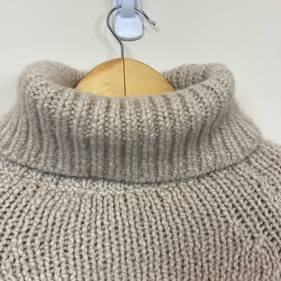 TOAST 99% CASHMERE KNIT SUPER SOFT COZY ROLL NECK SWEATER QUIET LUXURY COMFY - Picture 7 of 11